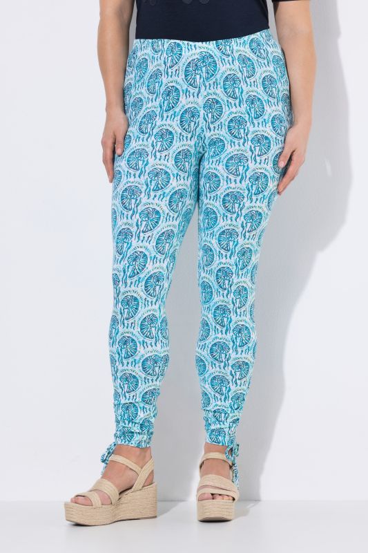 Eco Cotton Nautilus Print Leggings