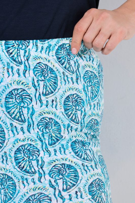 Eco Cotton Nautilus Print Leggings