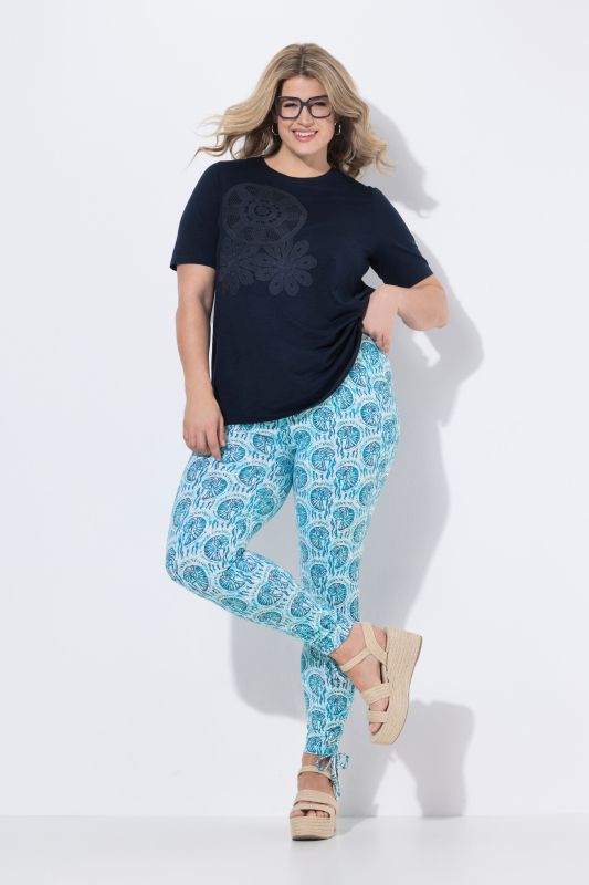 Eco Cotton Nautilus Print Leggings