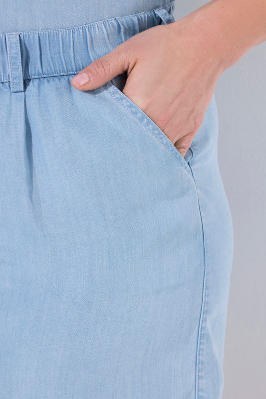 Organic Lyocell Denim Look Bermuda Shorts