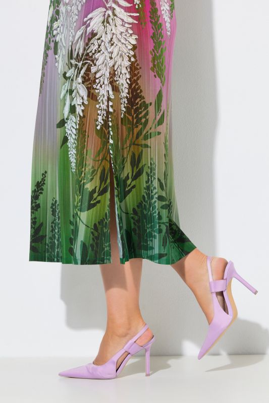 Рокля с цветен градиент