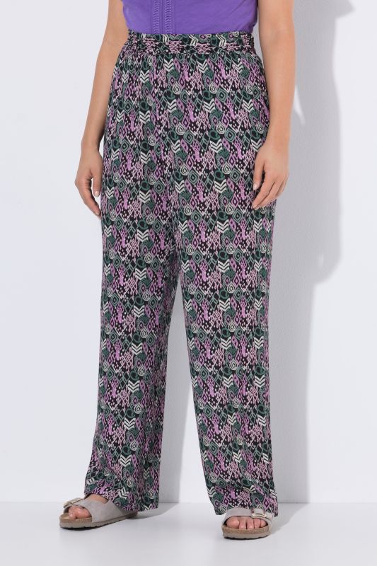 Панталон с принт икат