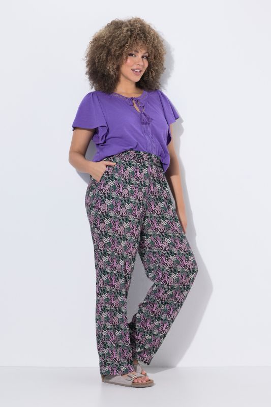 Панталон с принт икат