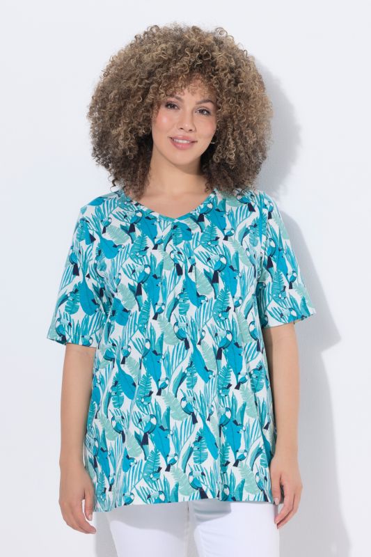 Toucan Print Short Sleeve Tee