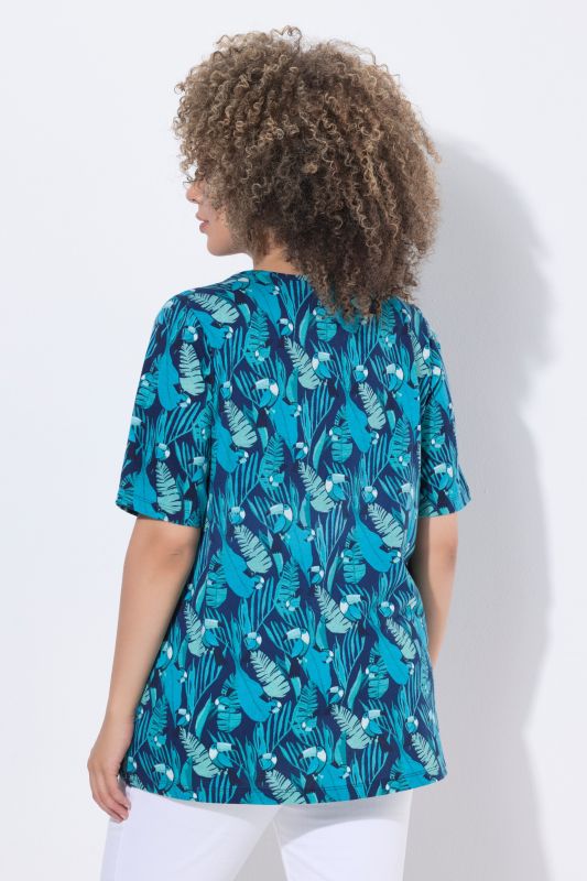 Toucan Print Short Sleeve Tee
