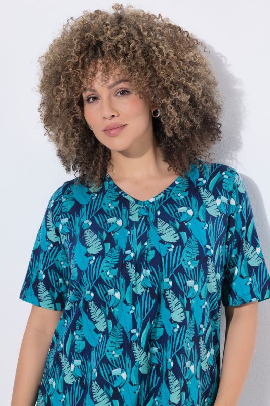 Toucan Print Short Sleeve Tee