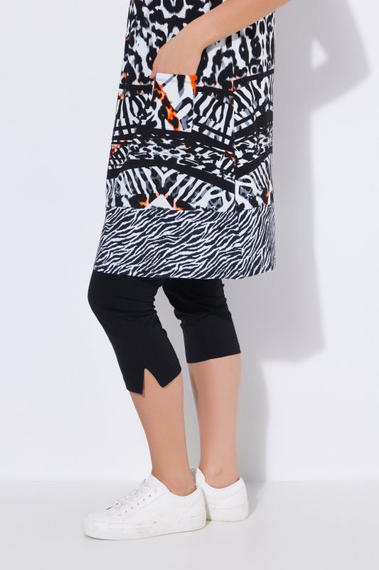 Printed Sleeveless Jersey Dress