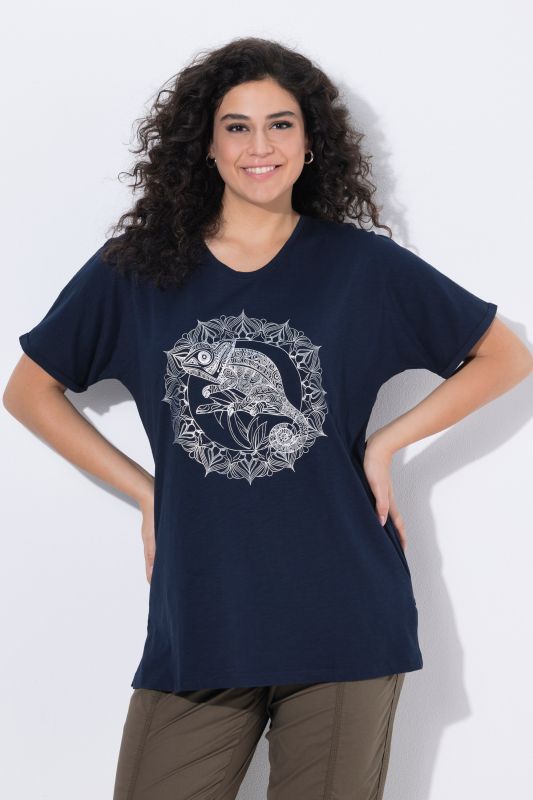 Metallic Animal Mandala Graphic Tee