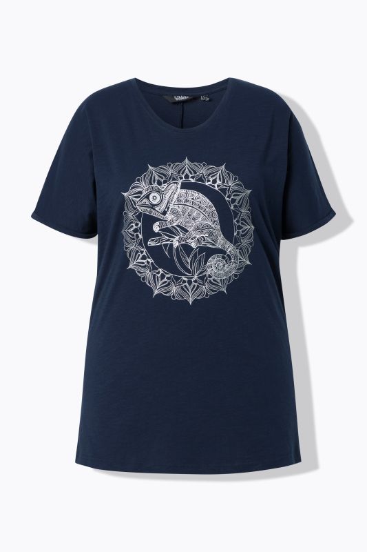 Metallic Animal Mandala Graphic Tee