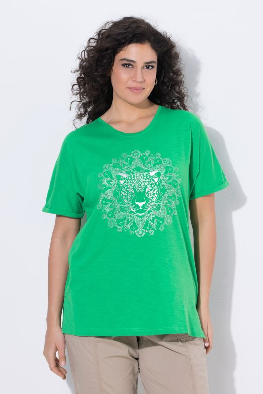 Metallic Animal Mandala Graphic Tee