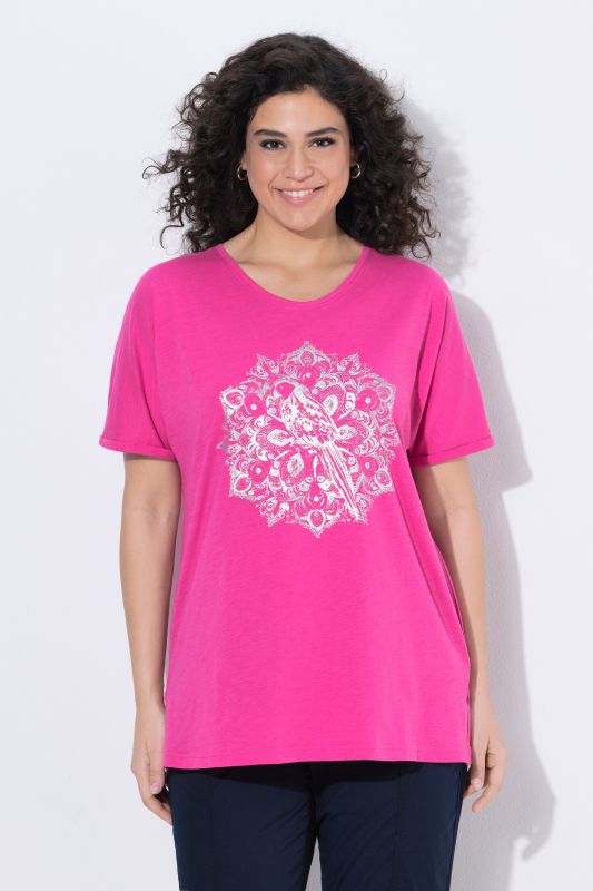 Metallic Animal Mandala Graphic Tee