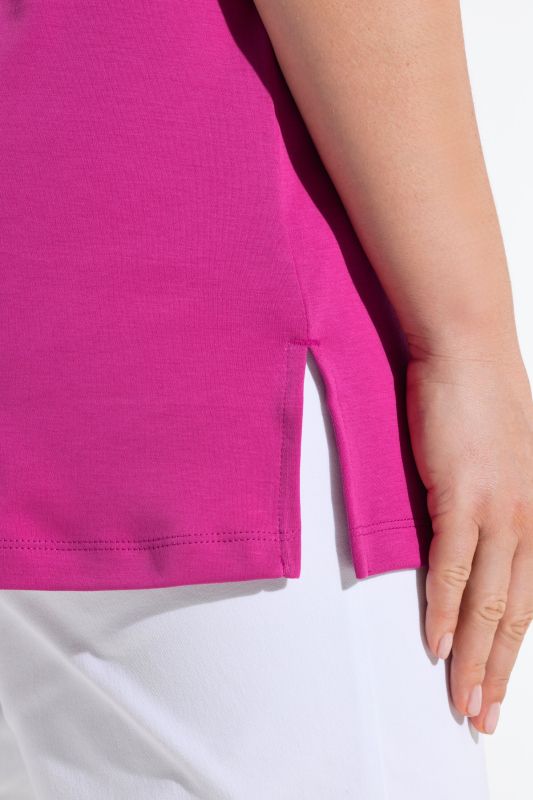 Rhinestoned Pima Cotton Tee