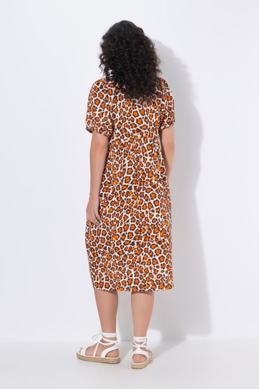 Muslin Leopard Print Skirt