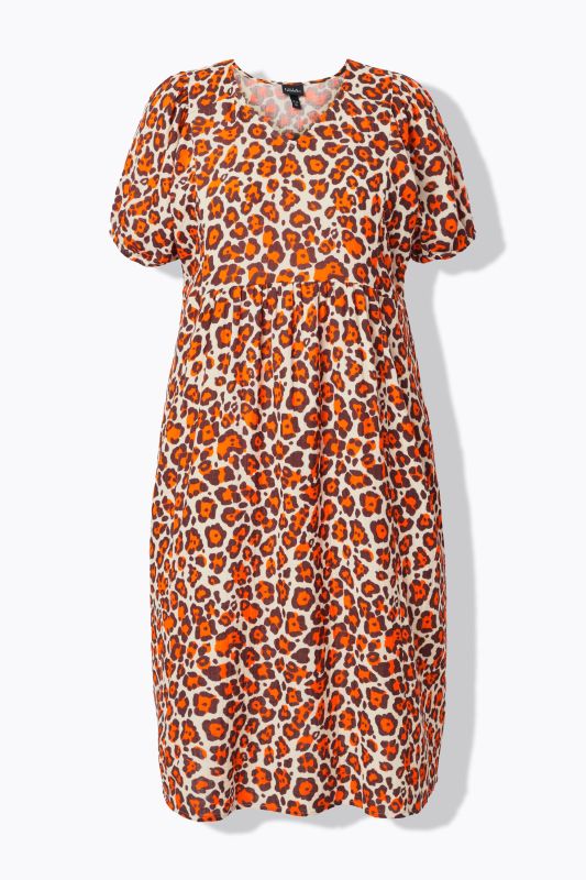 Muslin Leopard Print Skirt