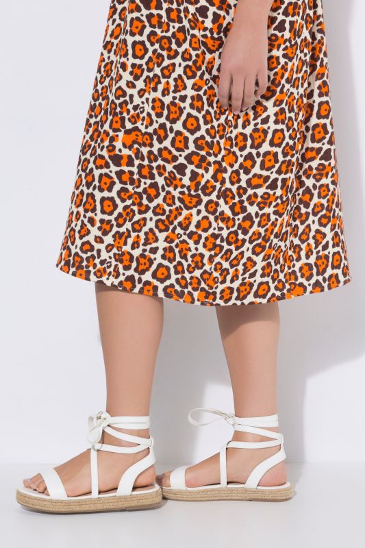 Muslin Leopard Print Skirt