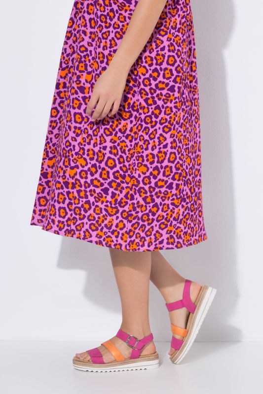 Muslin Leopard Print Skirt