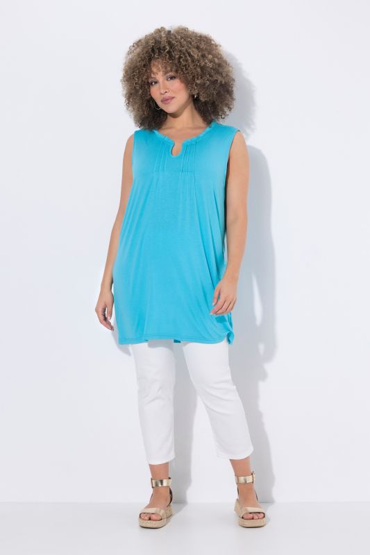 Pintuck Detail Tank Top