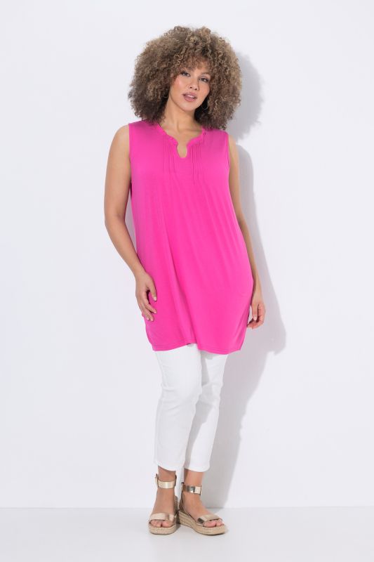 Pintuck Detail Tank Top