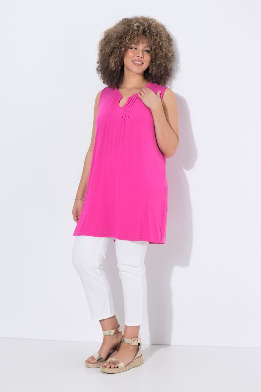 Pintuck Detail Tank Top