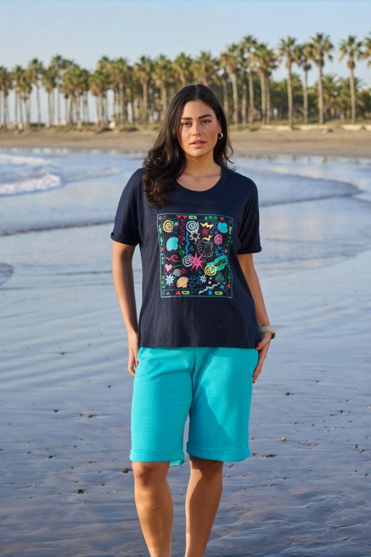 Seashell Doodle Graphic Tee