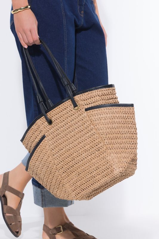 Straw bag