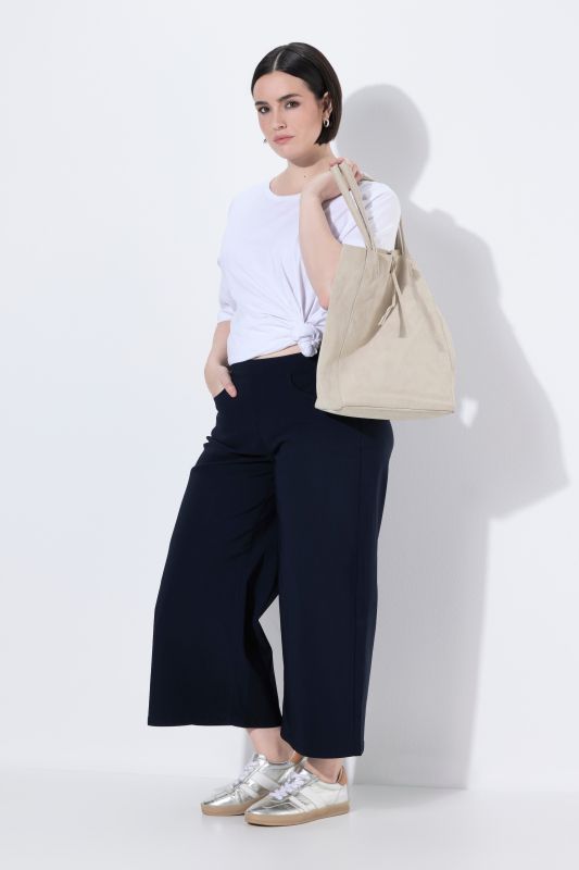 Stretch-Fit Bengaline Culottes