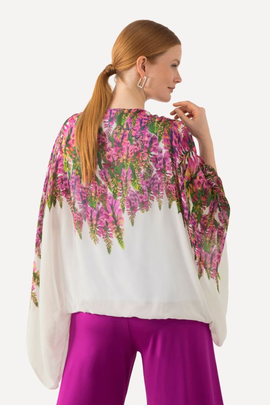 Блуза без ръкави – обгръщаща тялото и еластична