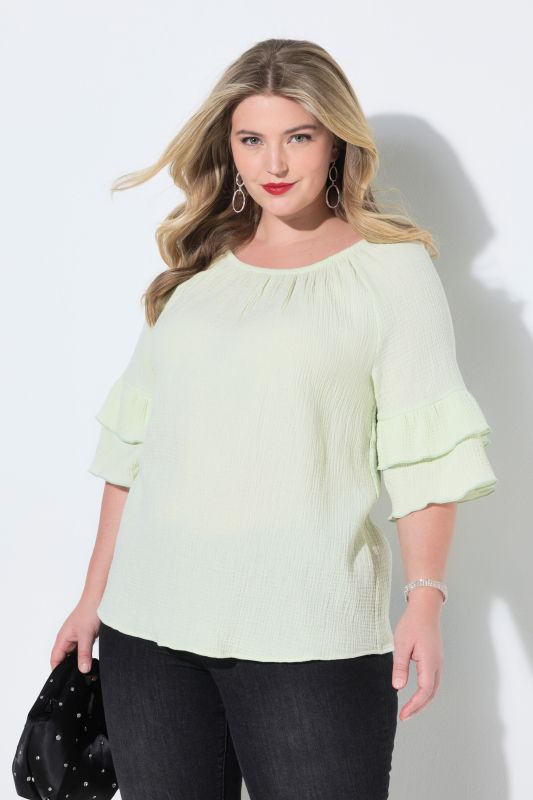 Бански с кариран принт