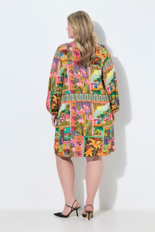 Sunset Gradient Split Strap Swimsuit