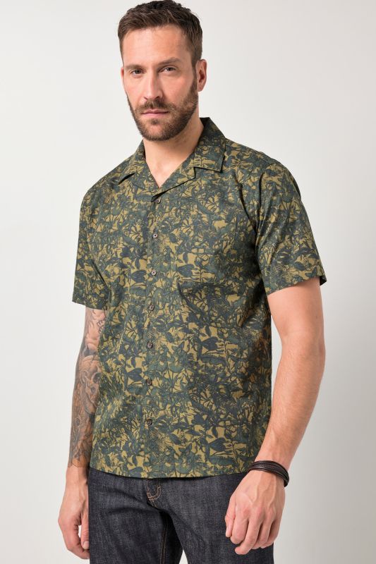 Риза ленена с принт