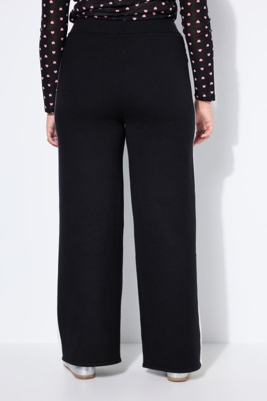 Paisley Embroidered Elastic Waist Culottes