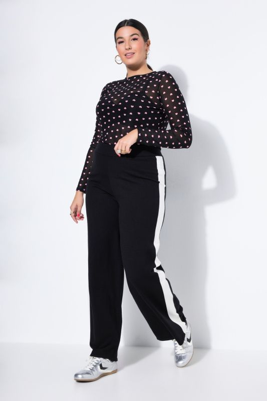 Paisley Embroidered Elastic Waist Culottes