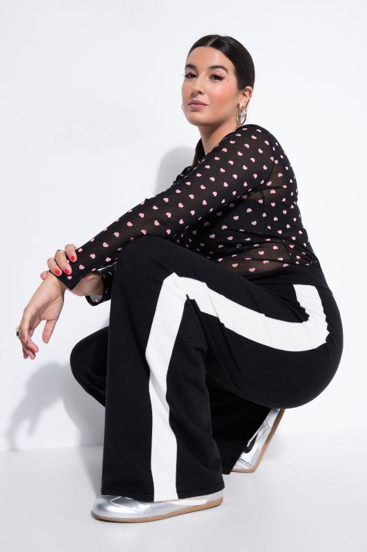 Paisley Embroidered Elastic Waist Culottes