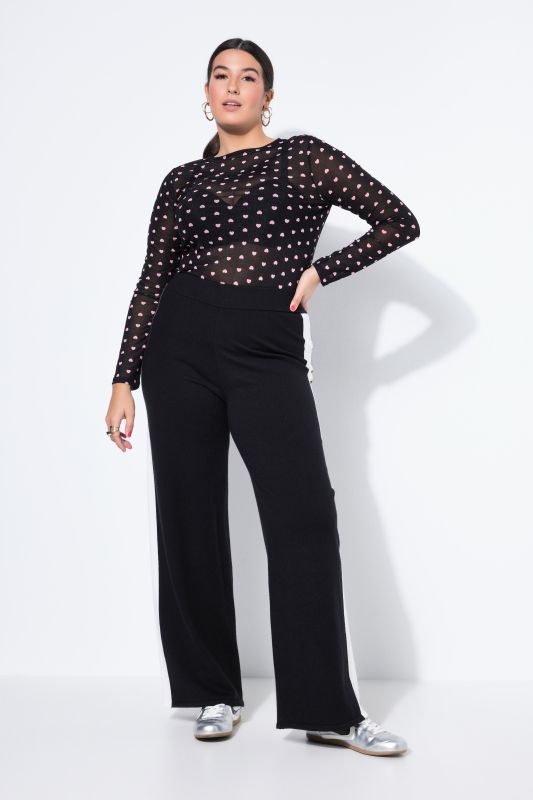 Paisley Embroidered Elastic Waist Culottes