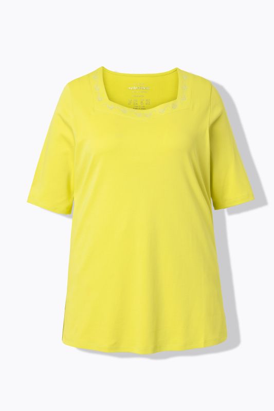 Printed Layered Mesh Blouse