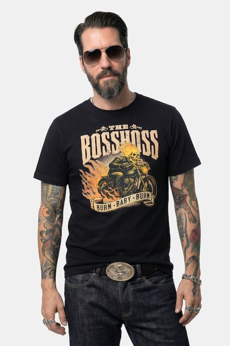 Тениска с щампа на групата Boss Hoss