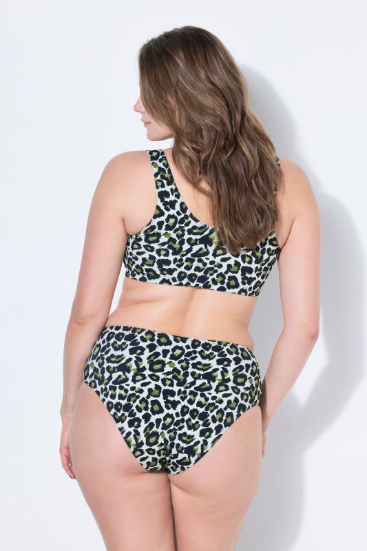 Leopard Print Bikini Top