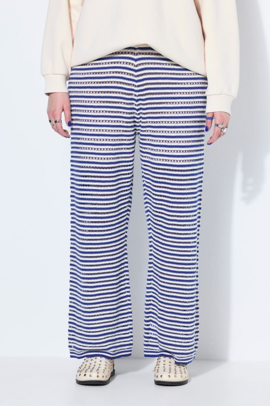 Openwork Stiped Pants