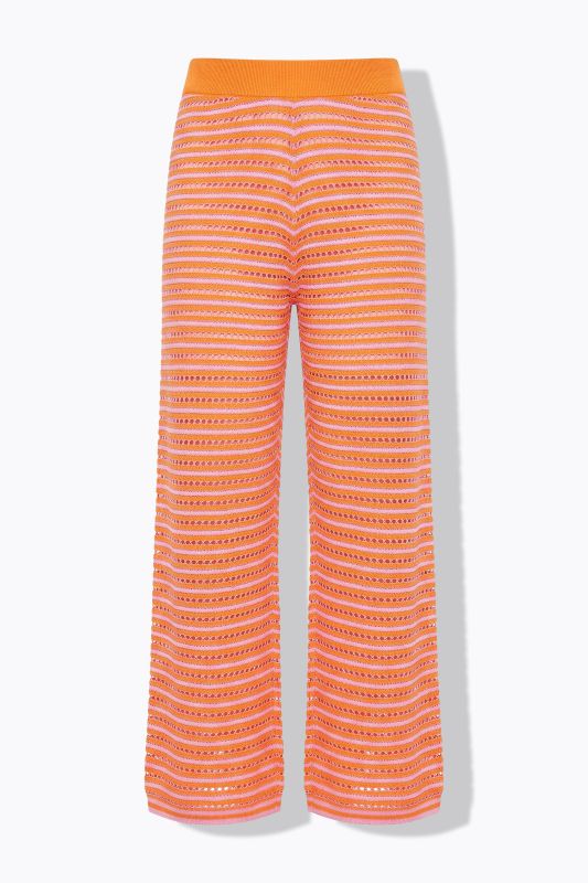 Openwork Stiped Pants