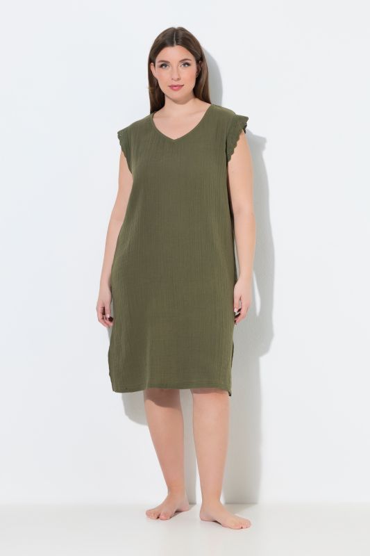 Muslin Lace Trim Nightgown