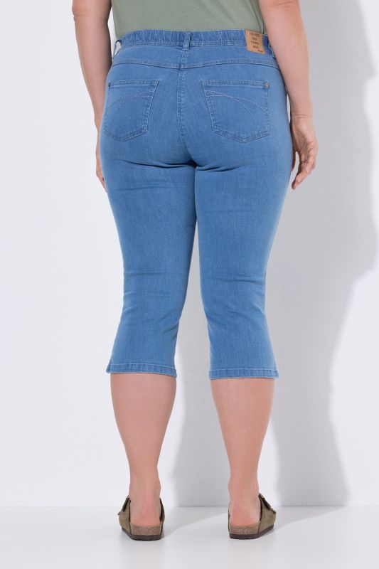 Eco Cotton Stretch Fit Denim Capris