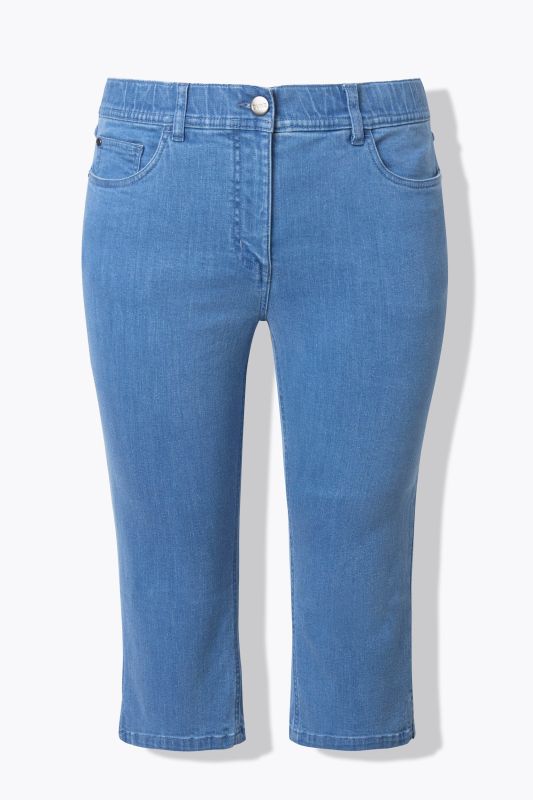 Eco Cotton Stretch Fit Denim Capris