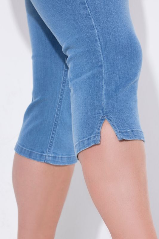 Eco Cotton Stretch Fit Denim Capris