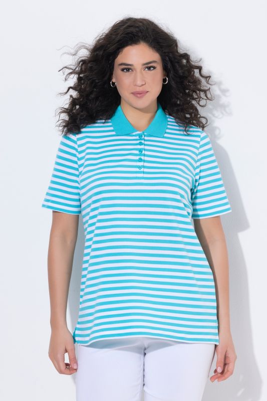 Striped Short Sleeve Pima Cotton Polo