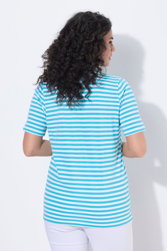Striped Short Sleeve Pima Cotton Polo