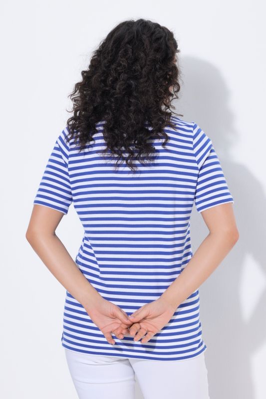 Striped Short Sleeve Pima Cotton Polo