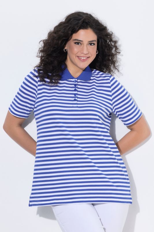 Striped Short Sleeve Pima Cotton Polo