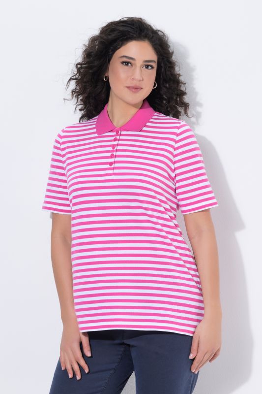 Striped Short Sleeve Pima Cotton Polo