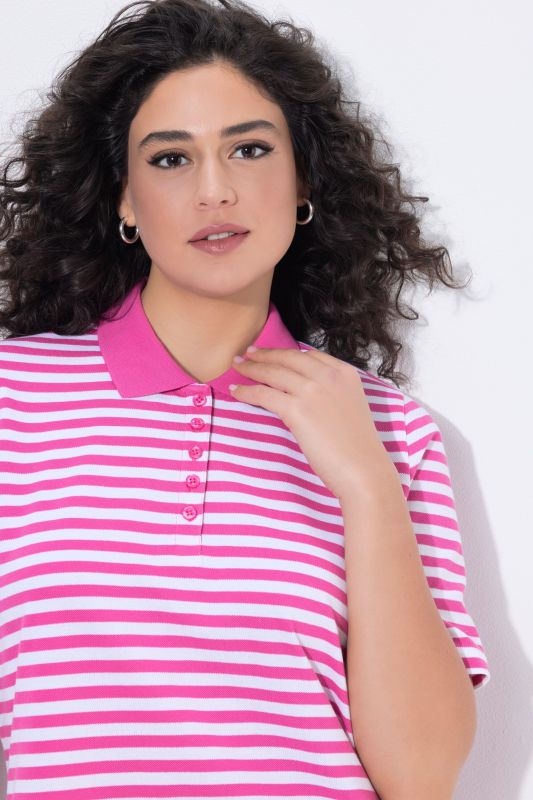 Striped Short Sleeve Pima Cotton Polo