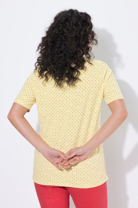 Polka Dot Short Sleeve Pima Cotton Polo